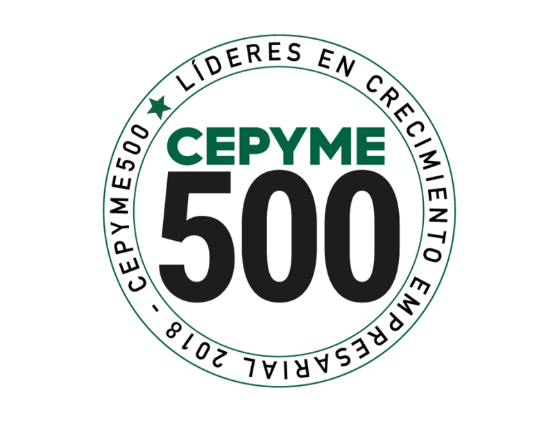 Divisegur obtains the CEPYME500 Seal – 2018